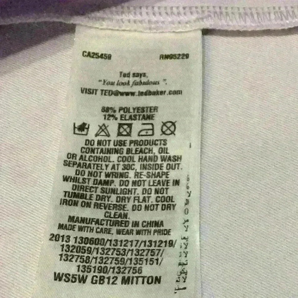 Ted Baker London; Lilac, Size 10-12, Classy Tea Party, Easter Parade, Violet - Picture 5 of 5